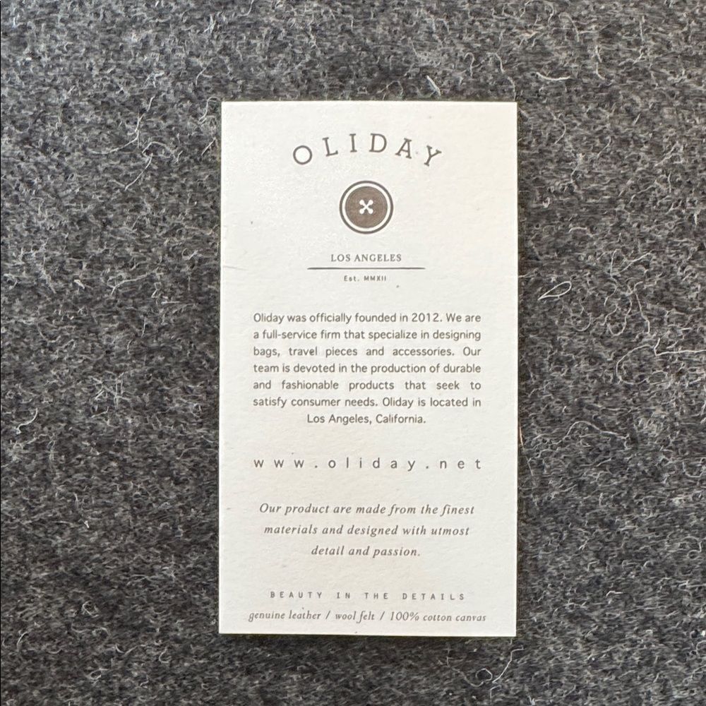 oliday wool/canvas/leather backpack - Picture 7 of 10